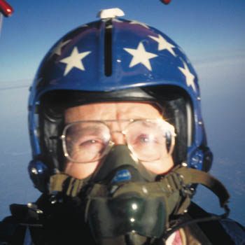 Selfie at 30,000 feet AGL 1995
